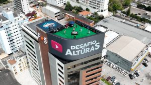 Desafio nas Alturas no Rooftop do Floripa Square